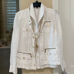 White Linen Jacket